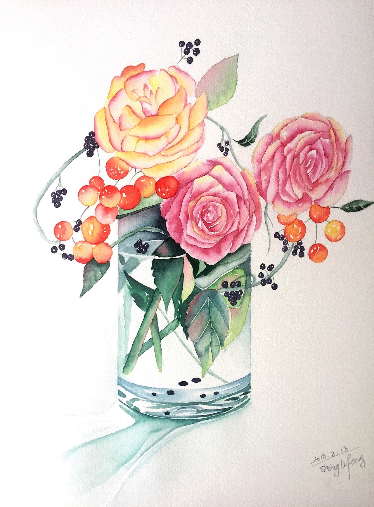 水彩|纯艺术|绘画|slf白开水_原创作品-站酷zcool