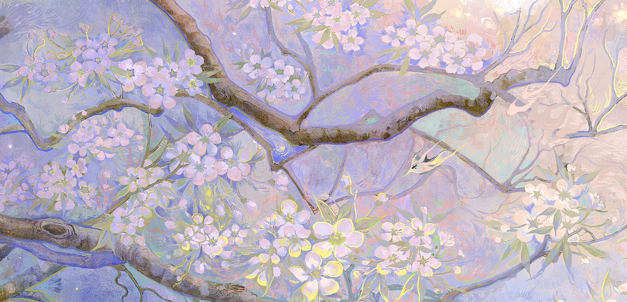 春光（图ZMjk1MjkxNzMy） - 创作习作 - 站酷设计师津岐原创素材 - 站酷ZCOOL