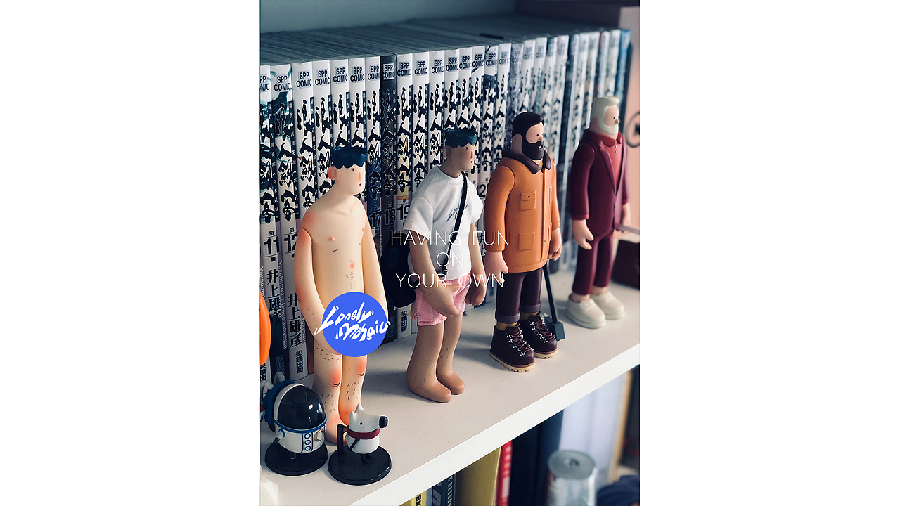 马克与赛克系列第一款公仔lonelymosaic