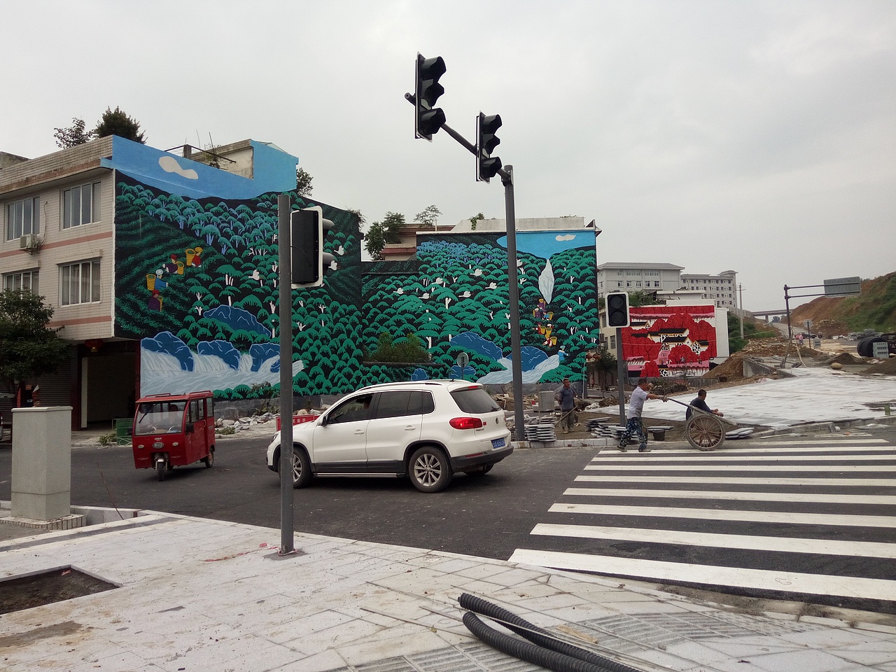 新农村墙绘,乡村文化墙,社区墙绘,社区文化墙