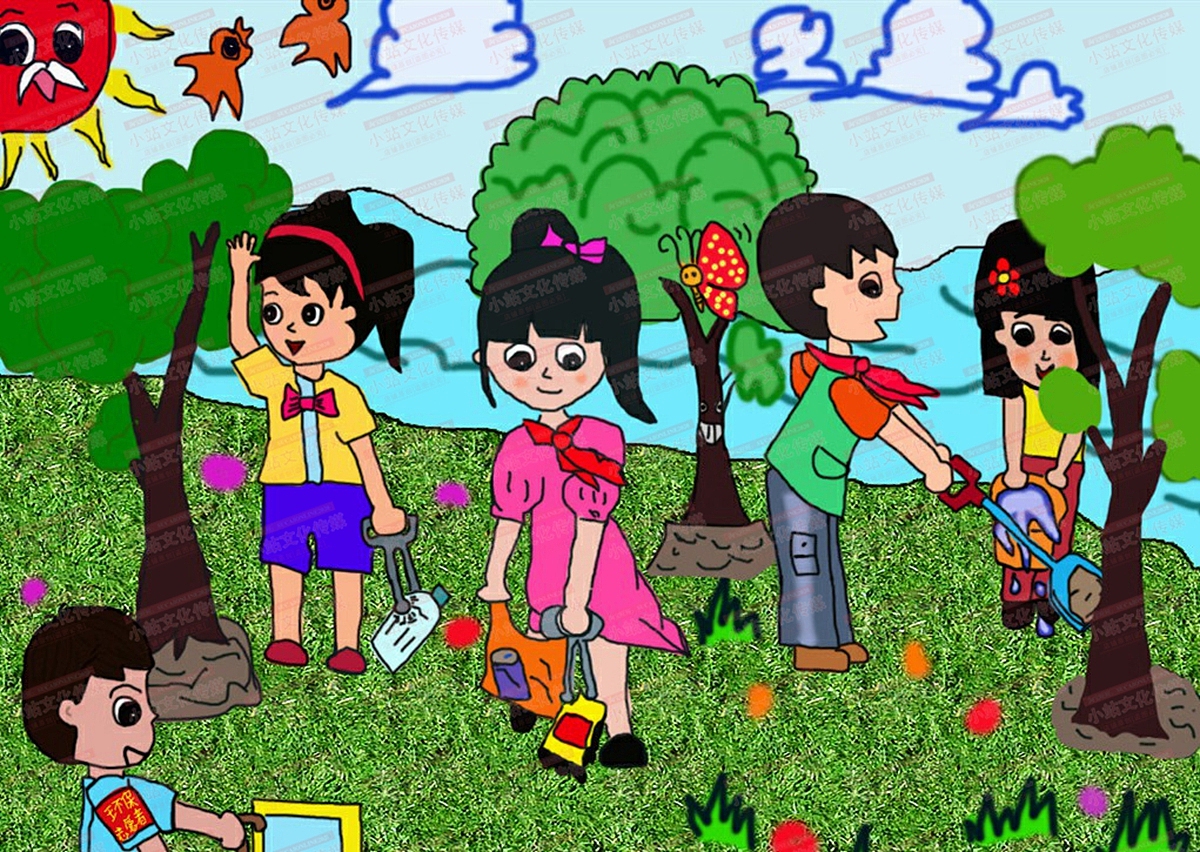 中小学生绘画 电脑绘画作品中小学电脑绘画作品30