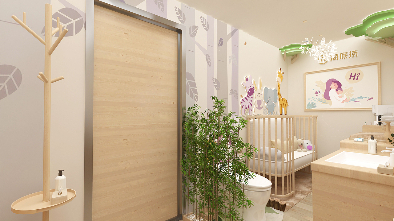 海底捞母婴室设计
