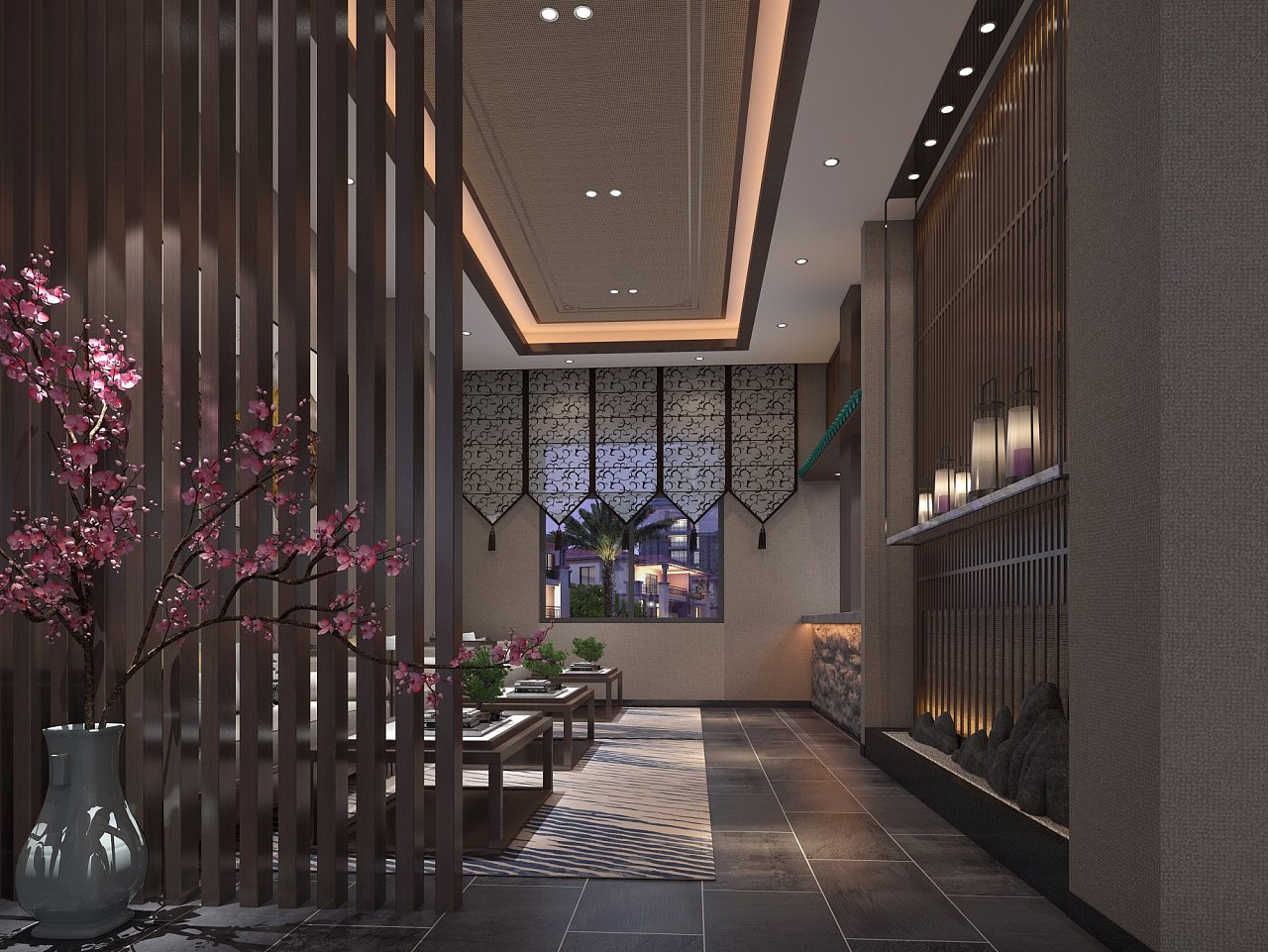 新中式足浴店装修设计