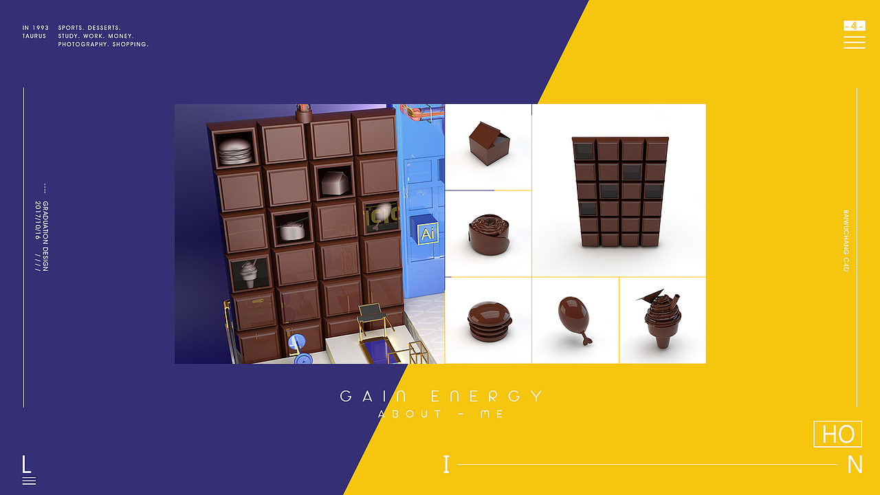 c4d学习2个月后的作品