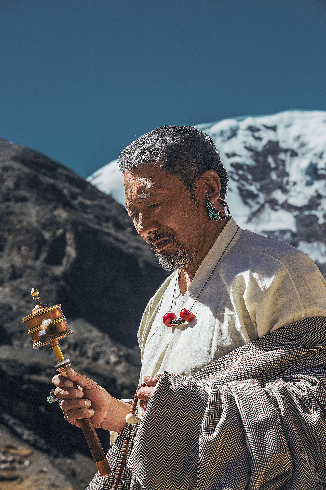 西藏著名演员【洛桑群培】艺术写真