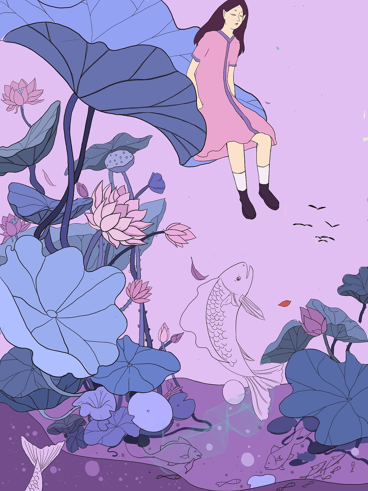 夏——（图ZMjEwMjM3Nzgw） - 绘本 - 站酷设计师去画画呀原创素材 - 站酷ZCOOL