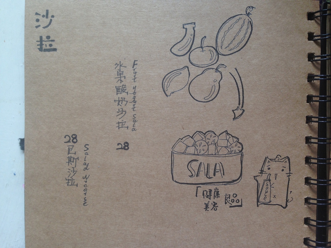 【手绘菜谱第三弹】素人甜品（图ZMjA0MzI2OTY=） - 商业插画 - 站酷设计师dami0910原创素材 - 站酷ZCOOL