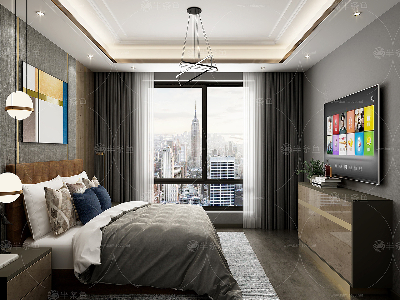 【效果图表现】案例赏析 半条鱼专业承接 效果图表现