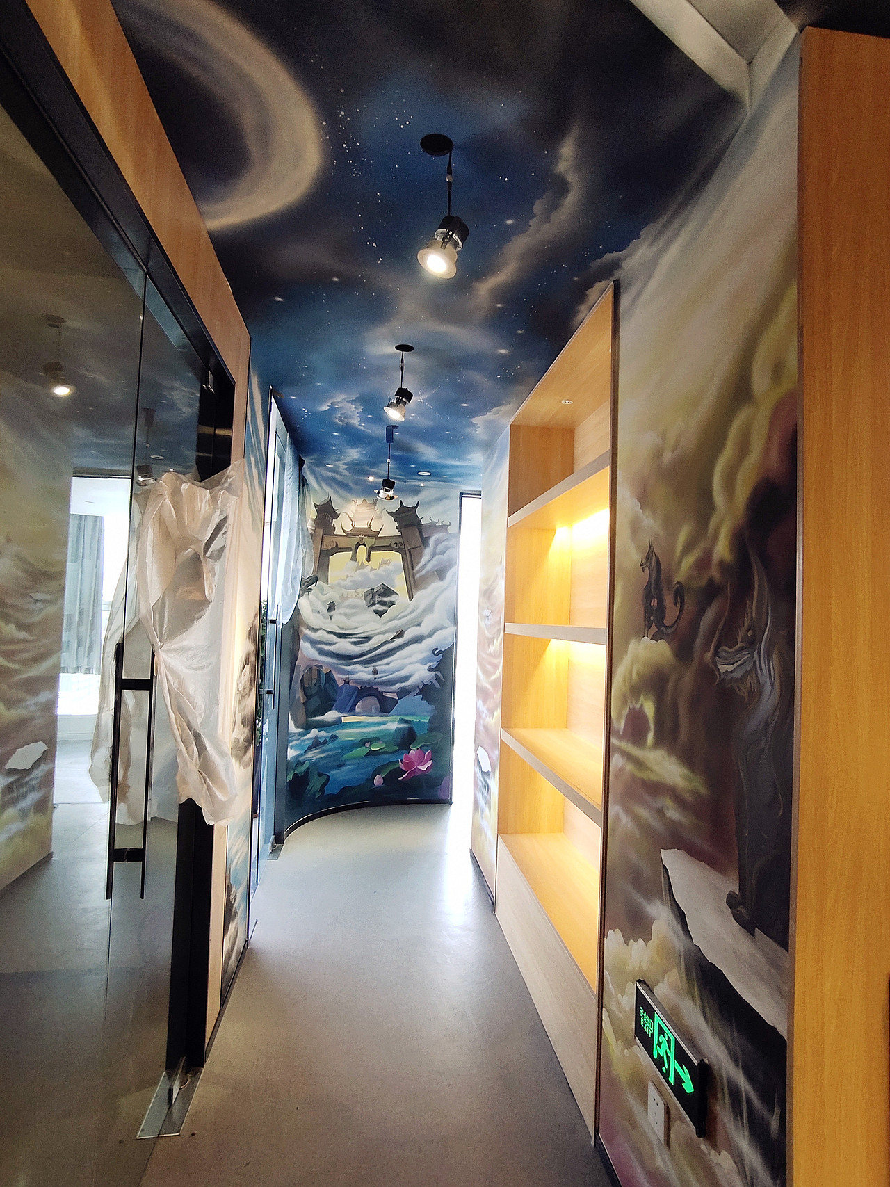 太原柳巷千里商厦 BGM密室逃脱 主题壁画（图ZMjU0MDAwNjQ4） - 实验艺术 - 站酷设计师淘气二少原创素材 - 站酷ZCOOL