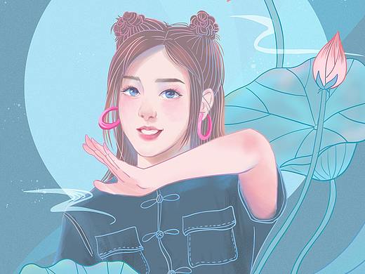 乘風(fēng)破浪的姐姐--韻韻子（個(gè)人主頁-ZNDYyODM0NzY=） - 藝術(shù)插畫 - 站酷設(shè)計(jì)師尼希米原創(chuàng)素材 - 站酷ZCOOL