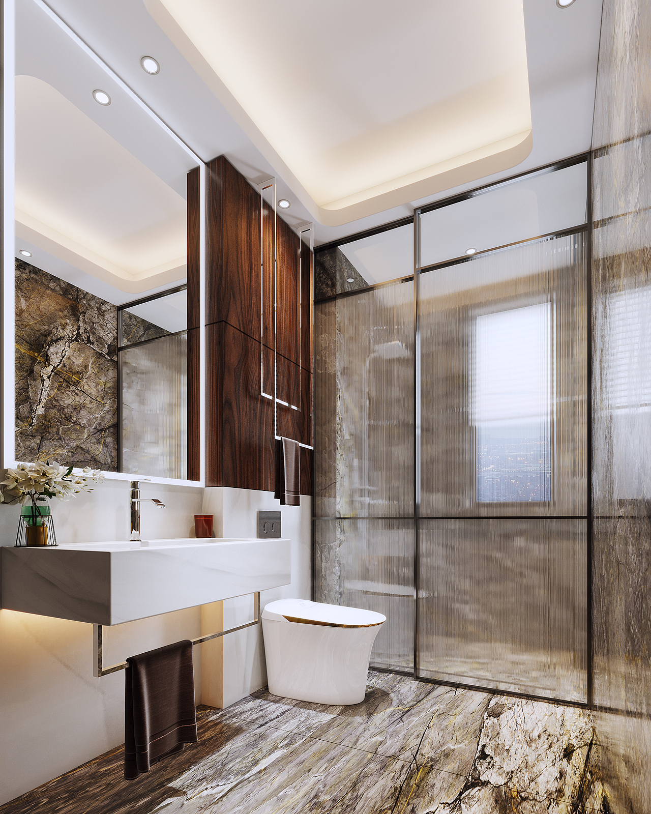 米兰大理石纹理卫生间