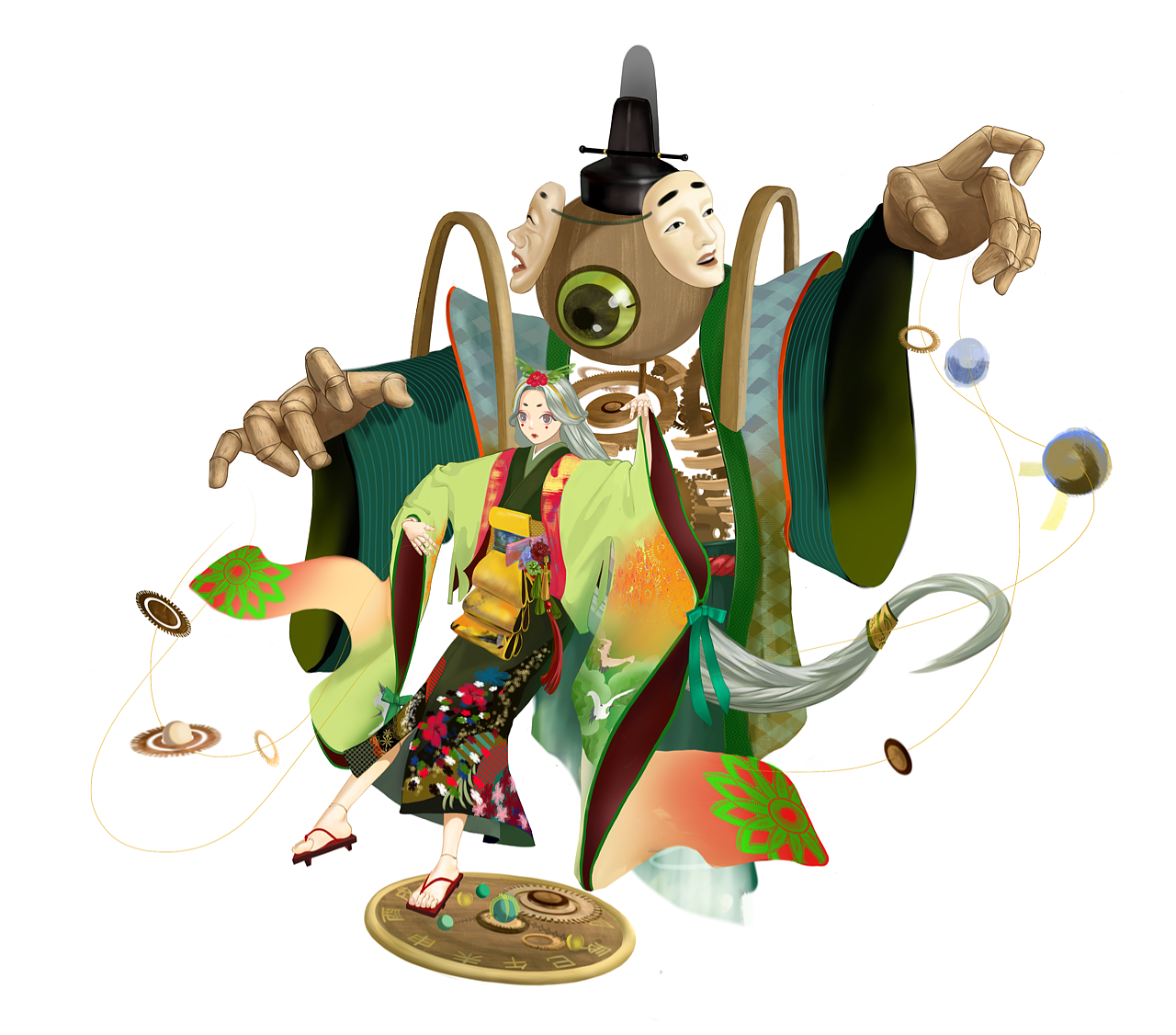 傀儡师 -秩序|插画|商业插画|阿嚏啾_原创作品-站酷zcool