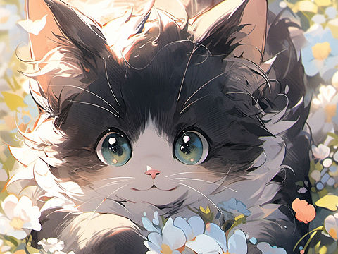 貓（個(gè)人主頁-ZNjU3OTEyMzY=） - AI作品 - 站酷設(shè)計(jì)師HFKYLIN鶴佬麒麟原創(chuàng)素材 - 站酷ZCOOL