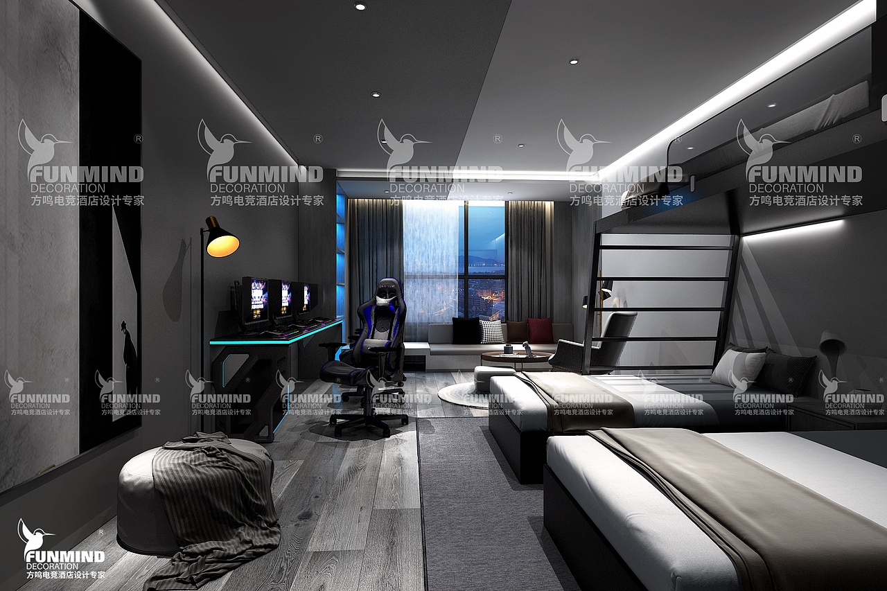 西安电竞酒店装修