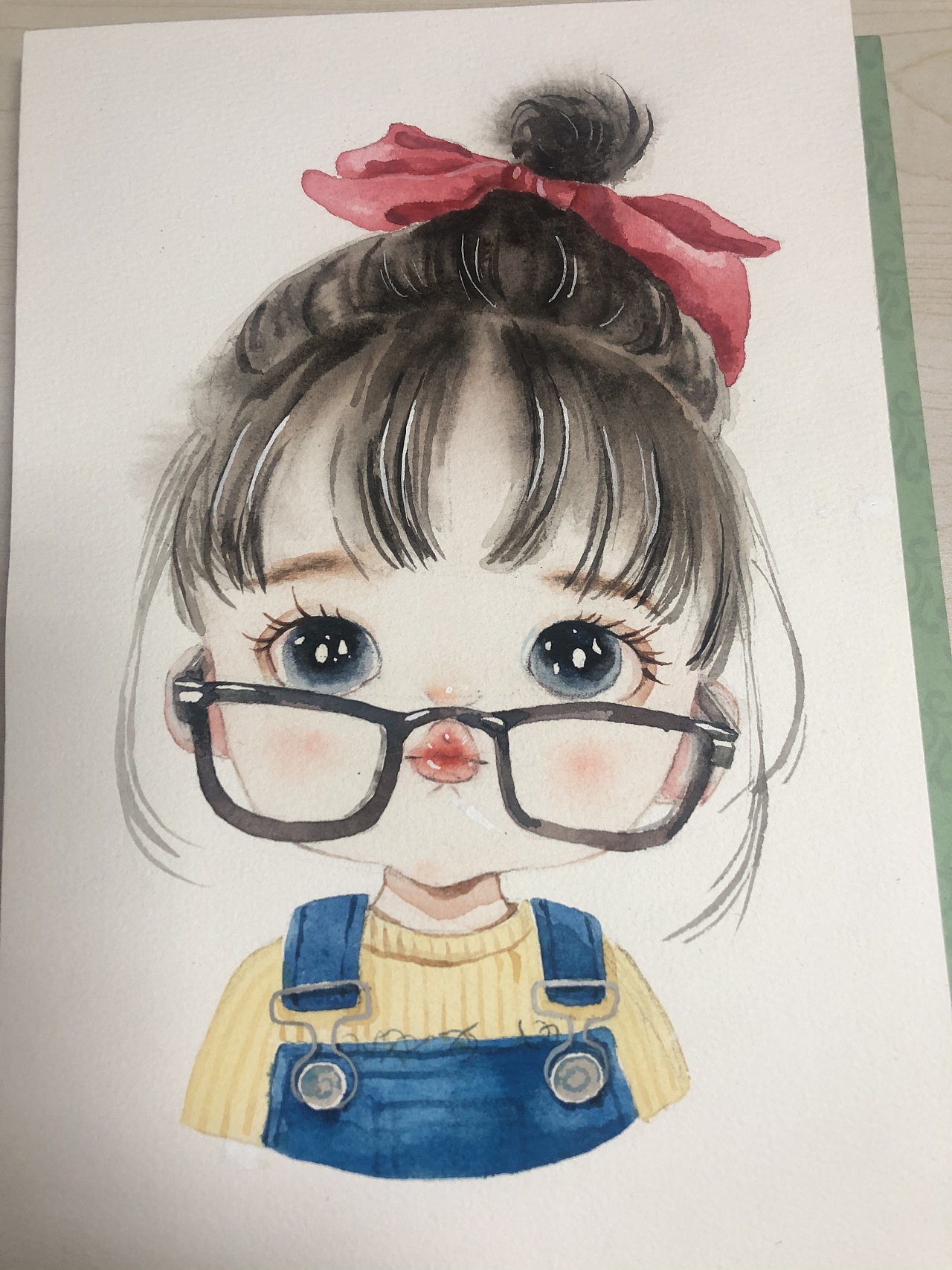 可可爱爱的小妞妞-临摹