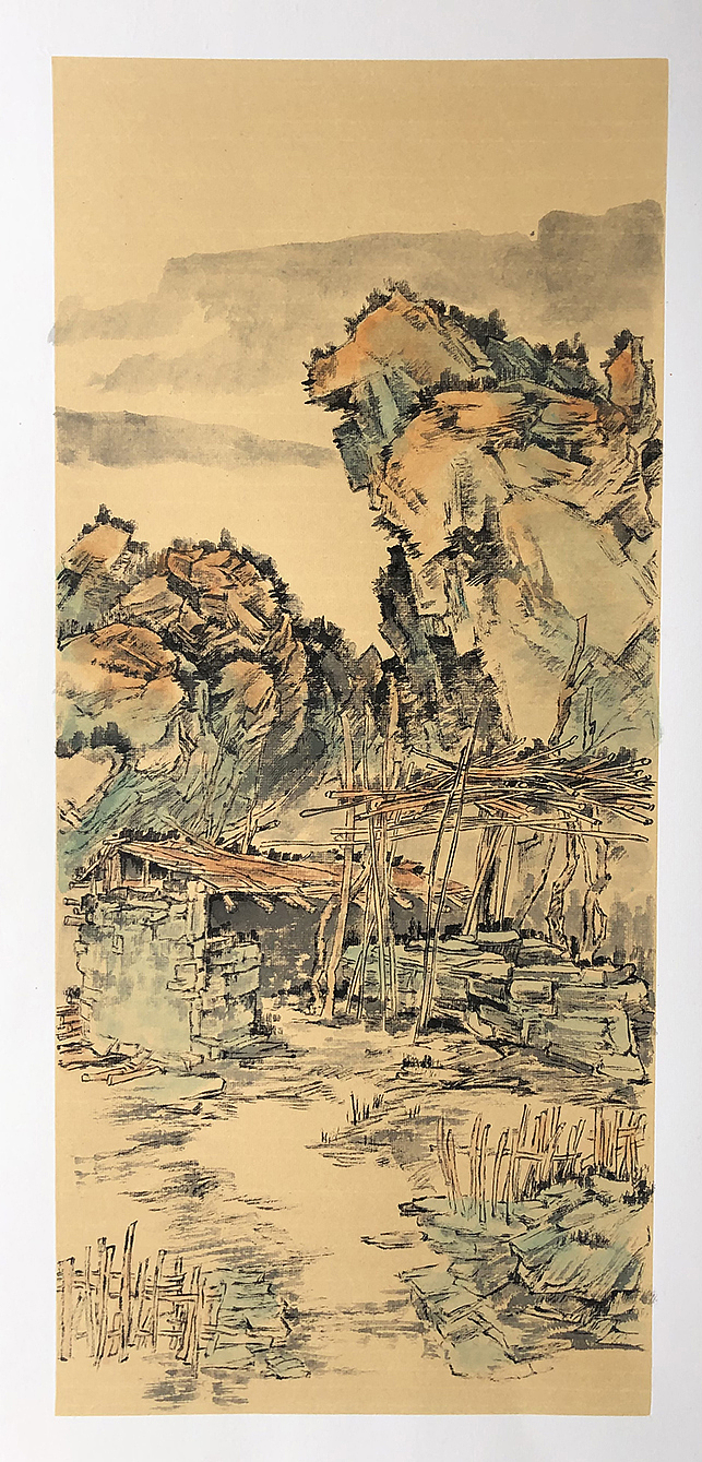 石板岩写生（图ZMjY2NzkwMzQ0） - 绘画 - 站酷设计师76789285原创素材 - 站酷ZCOOL