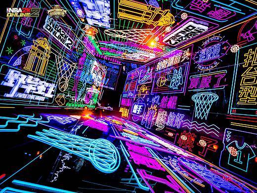 NBA2KOL2嘉年华&全国总决赛 电竞舞美设计 