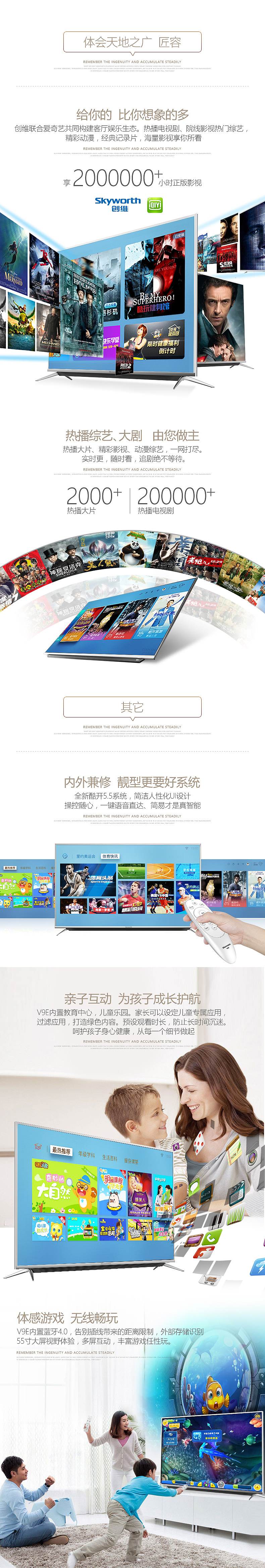 天猫详情页设计——创维官方旗舰店,详情页设计,淘宝网页设计,电视、黑电类!