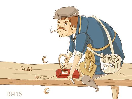 临摹插画作品，忘记是哪位大神的分享作品了，谢谢~~~