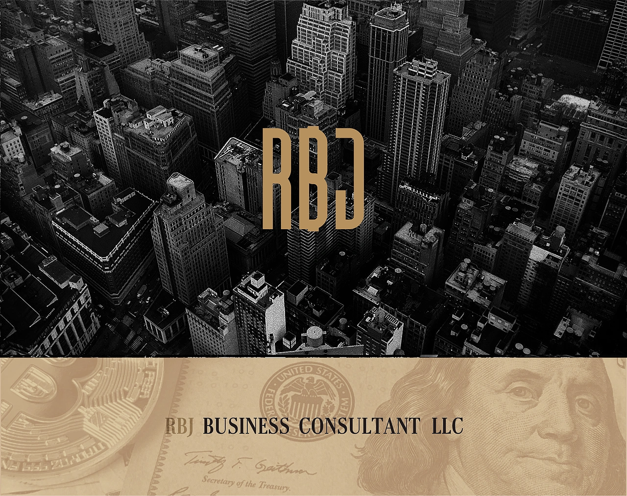 古典黑金类高端英文金融LOGO-品牌设计