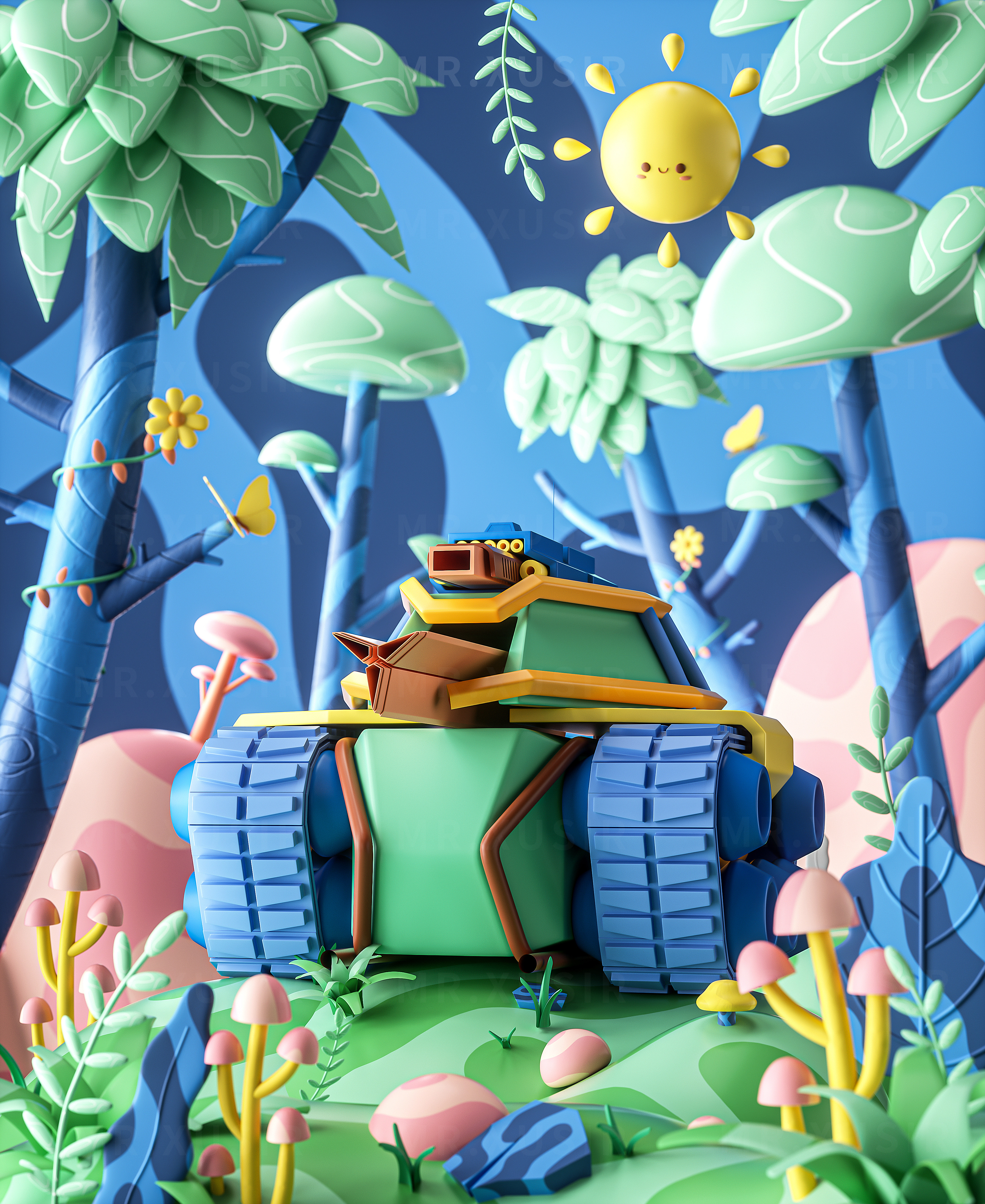 c4d学员日常练习作品 02