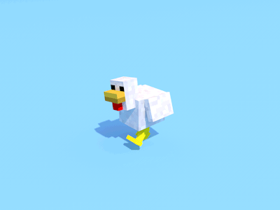 C4D小gif Minecraft里的小鸡一枚（图ZMjU3MzQ0ODg=） - 图标 - 站酷设计师noelani原创素材 - 站酷ZCOOL