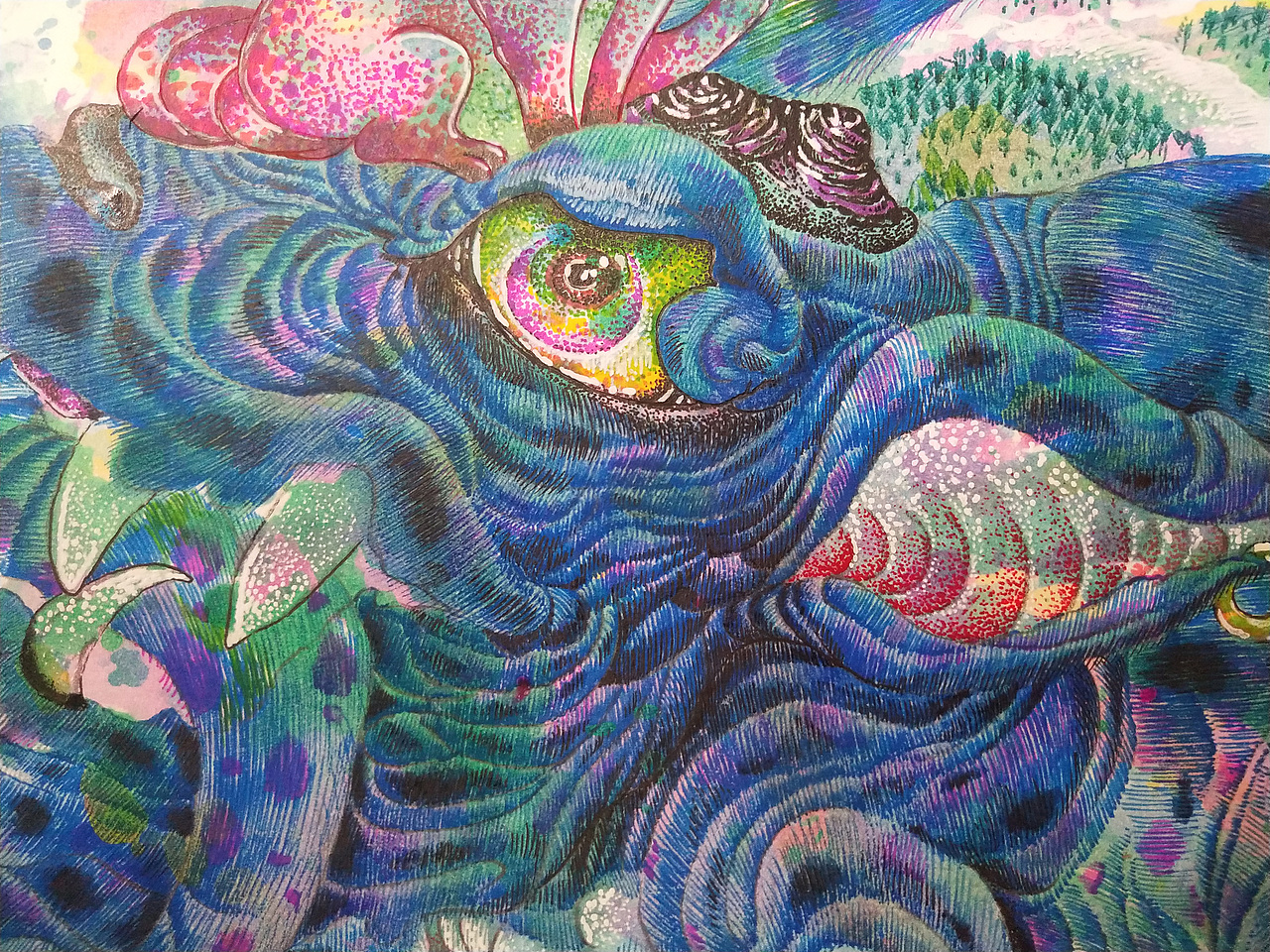 山海经异兽系列之诸犍