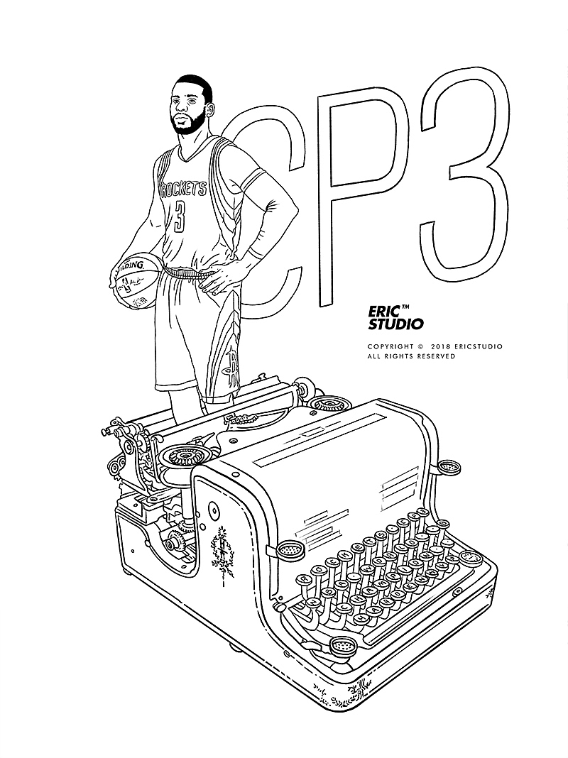 2018 NBA季后赛插画纪录