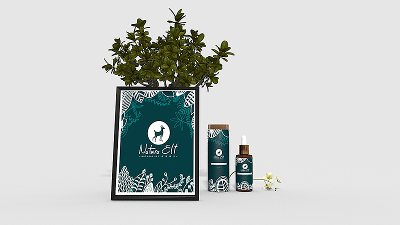 《自然精灵 / Natura Elf》护肤品牌包装设计（图ZNTAzNTEwOTY=） - 包装 - 站酷设计师你好大海品牌设计原创素材 - 站酷ZCOOL