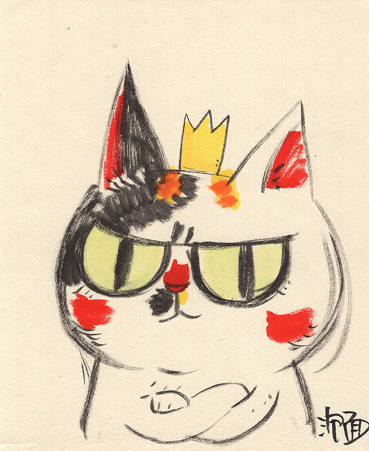 猫们~~（图ZNjUzMDQ3NjQ=） - 绘画 - 站酷设计师还是一碗泡面原创素材 - 站酷ZCOOL