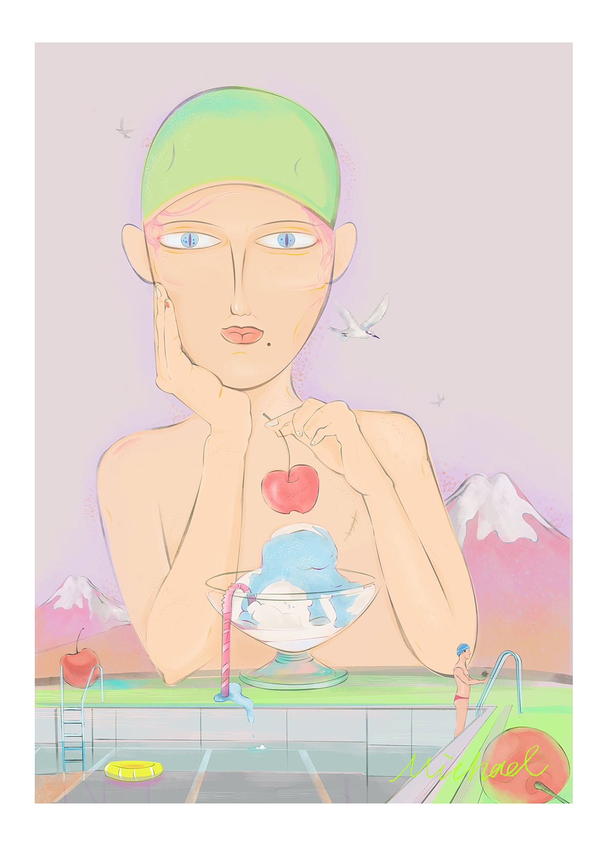 葎岛电台音乐故事插画系列（图ZMTQ3OTAyMzQw） - 图案 - 站酷设计师葎岛原创素材 - 站酷ZCOOL