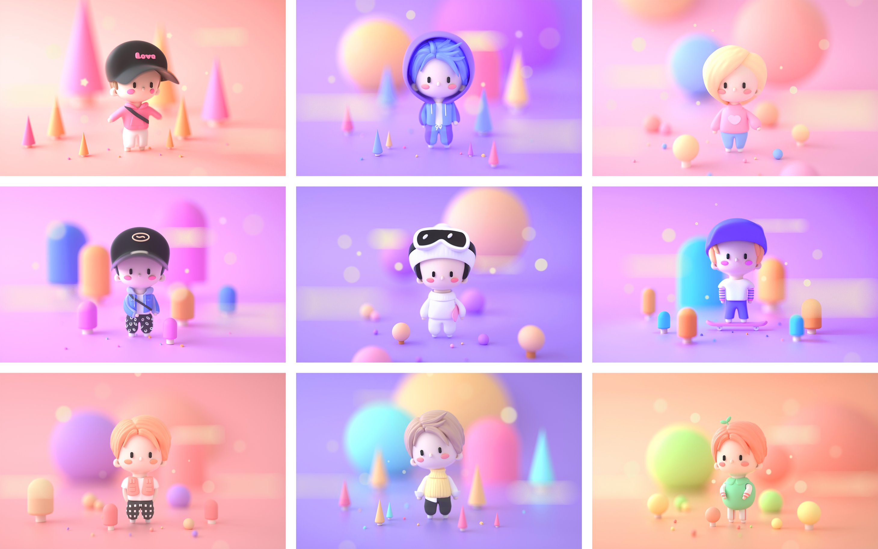 c4d入门 | 梦幻小场景