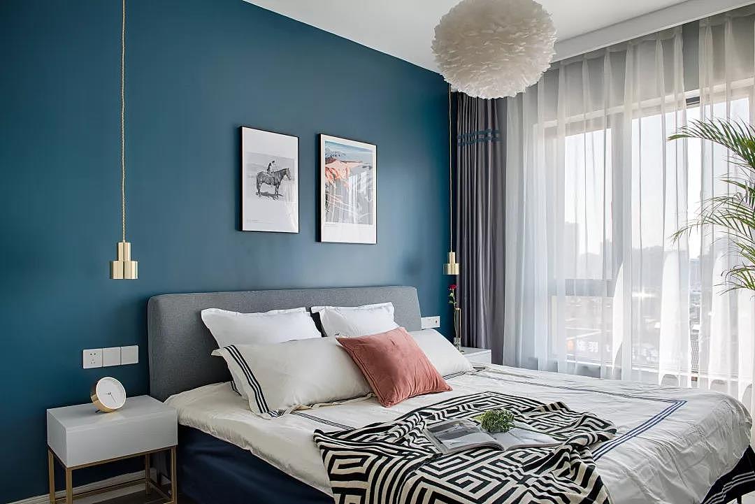 85平三室北欧风格装修效果图