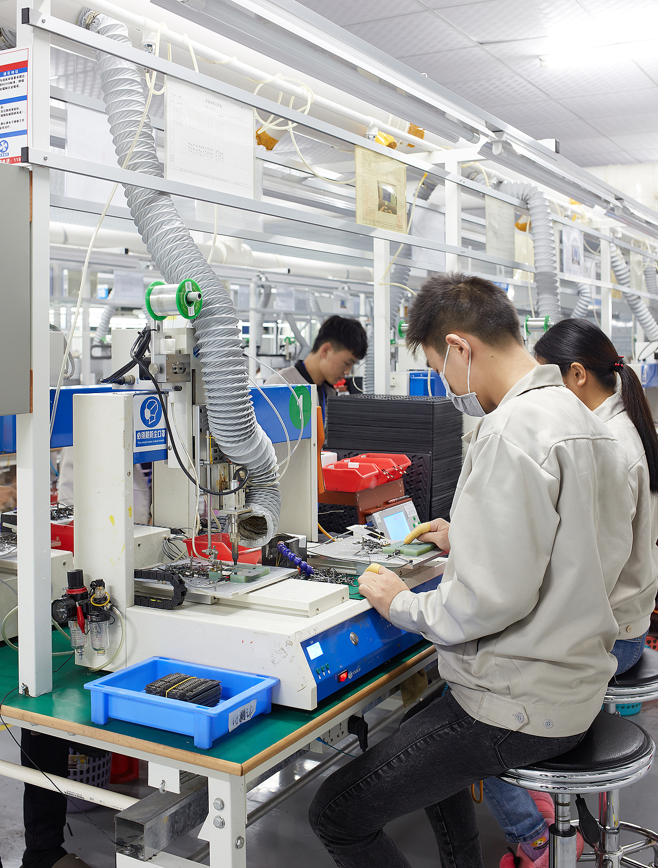 工厂生产流程人像摄影 车间工作拍摄 流水线上门拍照