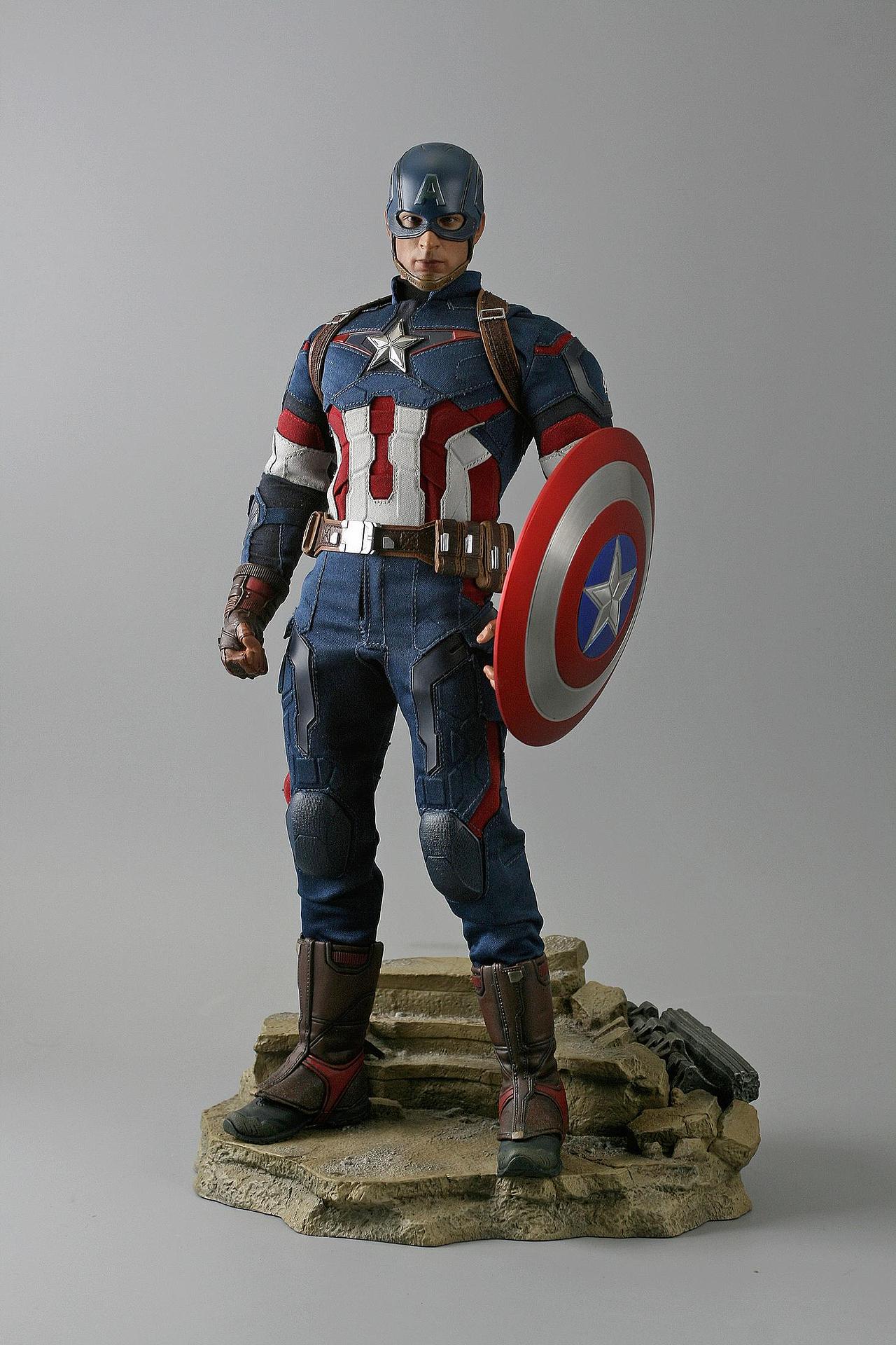 新改肌肉素体内战美国队长复仇者联盟2美国队长