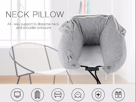 阿里巴巴国际站外贸乳胶U形护颈枕-详情