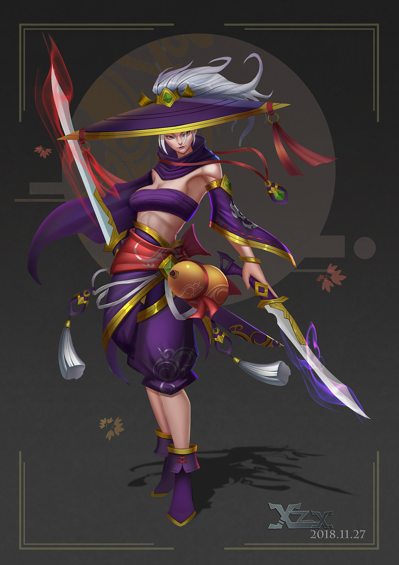 侠客|插画|游戏原画|hello_谢先生 - 原创作品 - 站酷 (zcool)