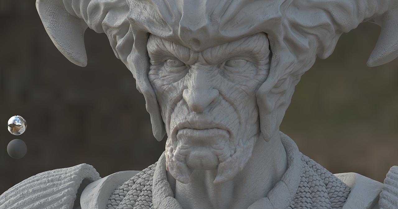 DC-Steppenwolf 荒原狼 3D作品（图ZMTgwNzk3NzM2） - 人物/生物 - 站酷设计师深夜工作室原创素材 - 站酷ZCOOL