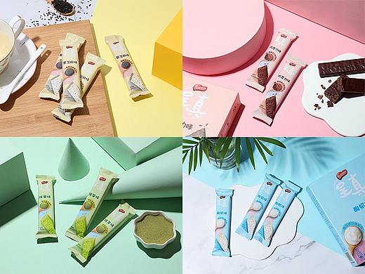 雀巢呈真作品合集  脆脆鲨威化饼干抹茶牛奶草莓巧克力