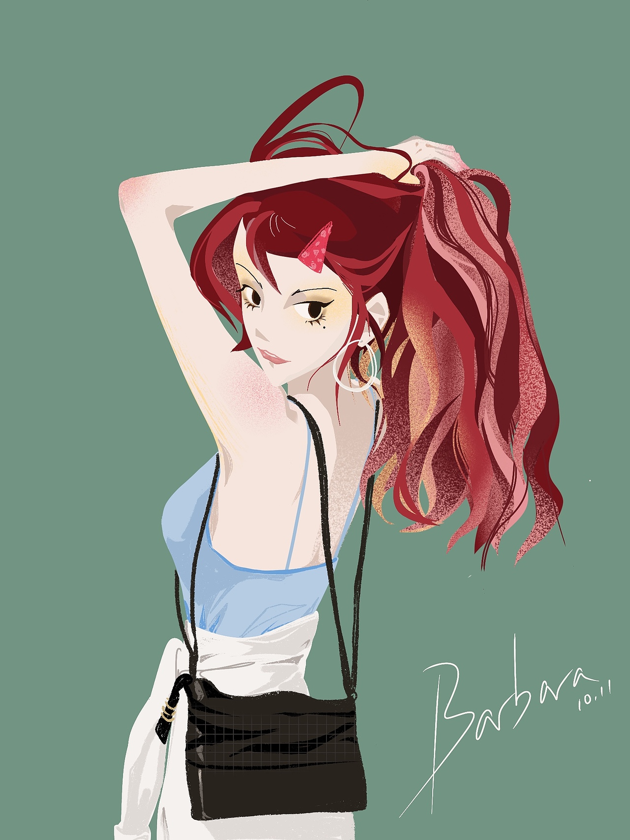给自己取了一个英文名，Barbara ☺️（图ZMjczNjM3MjUy） - 创作习作 - 站酷设计师郭小慈范原创素材 - 站酷ZCOOL