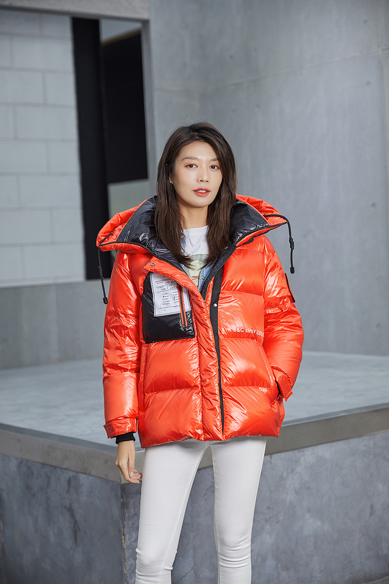 羽绒服 户外模特拍摄