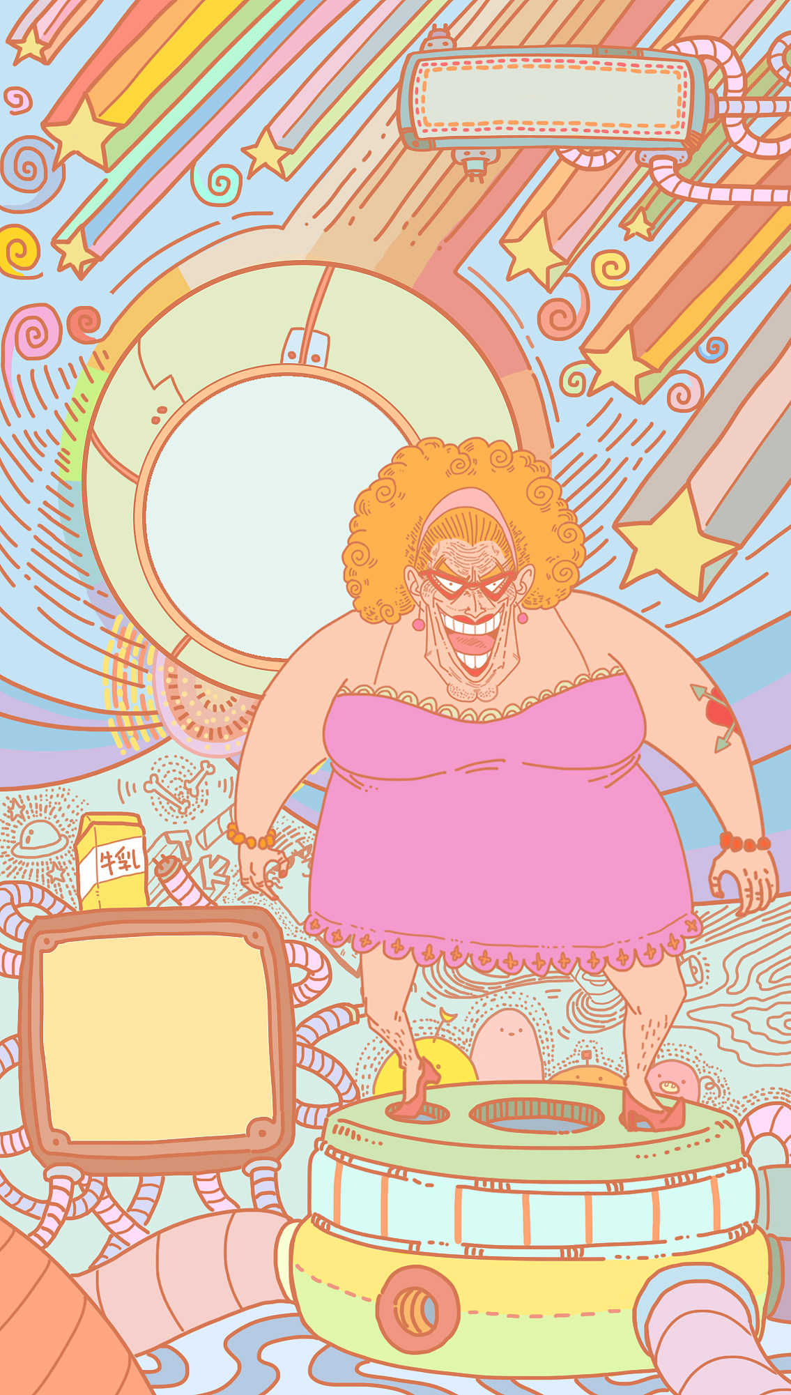 一套"异星人”（图ZMTA2NDA4MDI0） - 新锐潮流插画 - 站酷设计师小麦一味原创素材 - 站酷ZCOOL