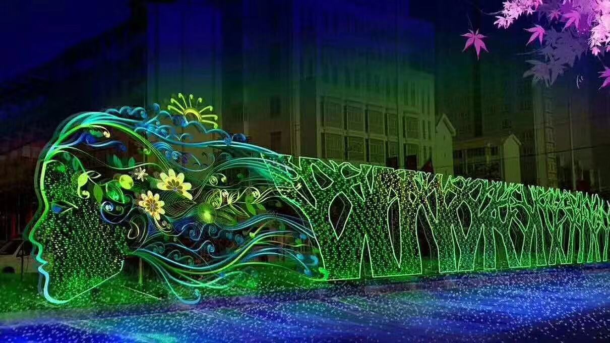 广东梦幻灯光展打造景观造型承接灯光展亮化布展厂家