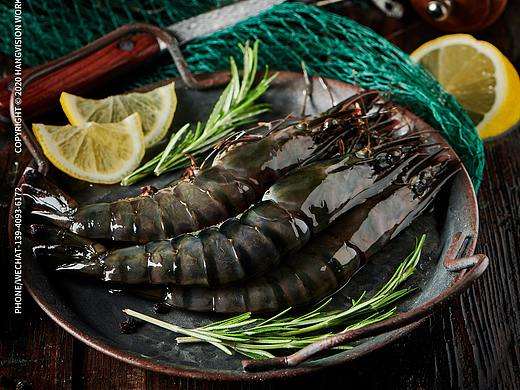 黑虎虾拍摄 大连海鲜拍摄