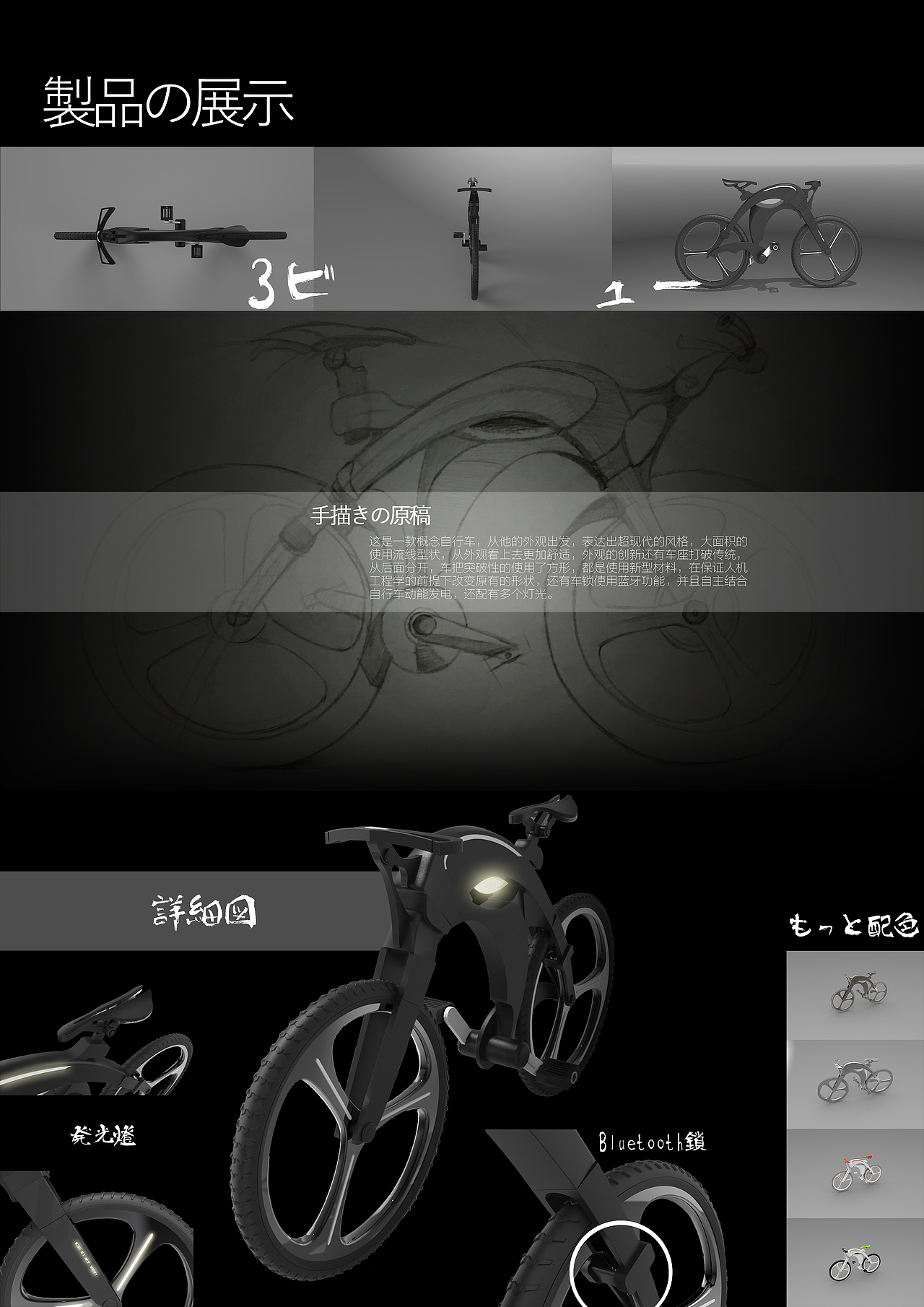 概念自行车展板设计（图ZNjA5NTE4NDQ=） - 交通工具 - 站酷设计师haois原创素材 - 站酷ZCOOL