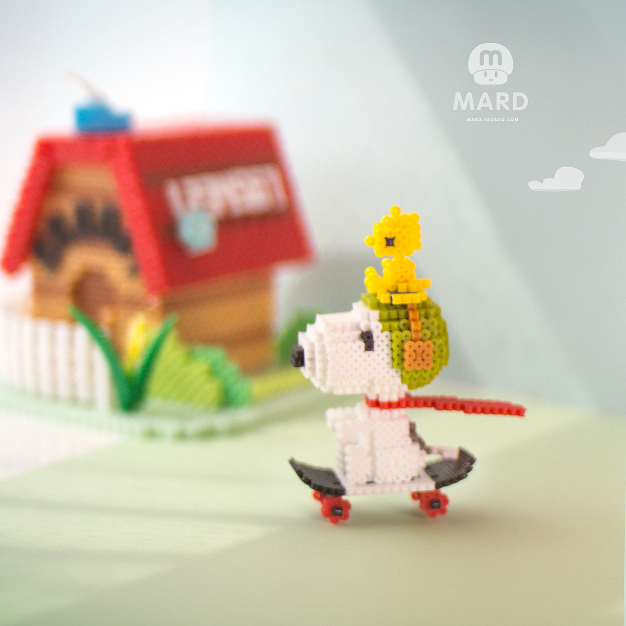 MARD拼豆原创-史努比日历屋