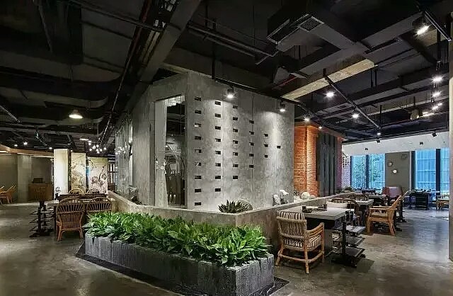 【园里火锅店】——雅安火锅店装修案例赏析（图ZOTkxNDE5MTI=） - 家装设计 - 站酷设计师雅安火锅店装修1原创素材 - 站酷ZCOOL