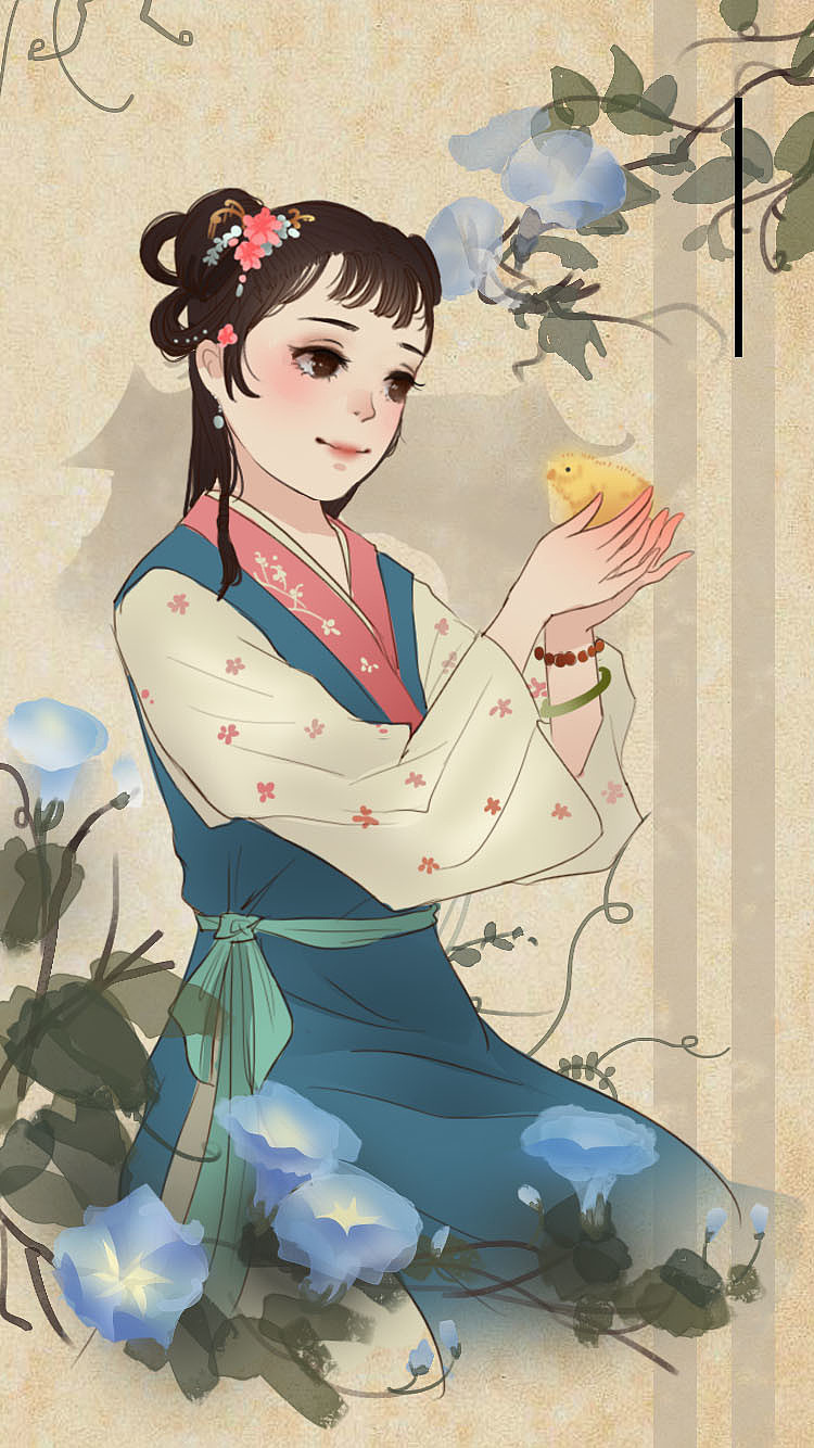 十二钗（图ZMTE0MDc5NjUy） - 商业插画 - 站酷设计师杨轶华原创素材 - 站酷ZCOOL