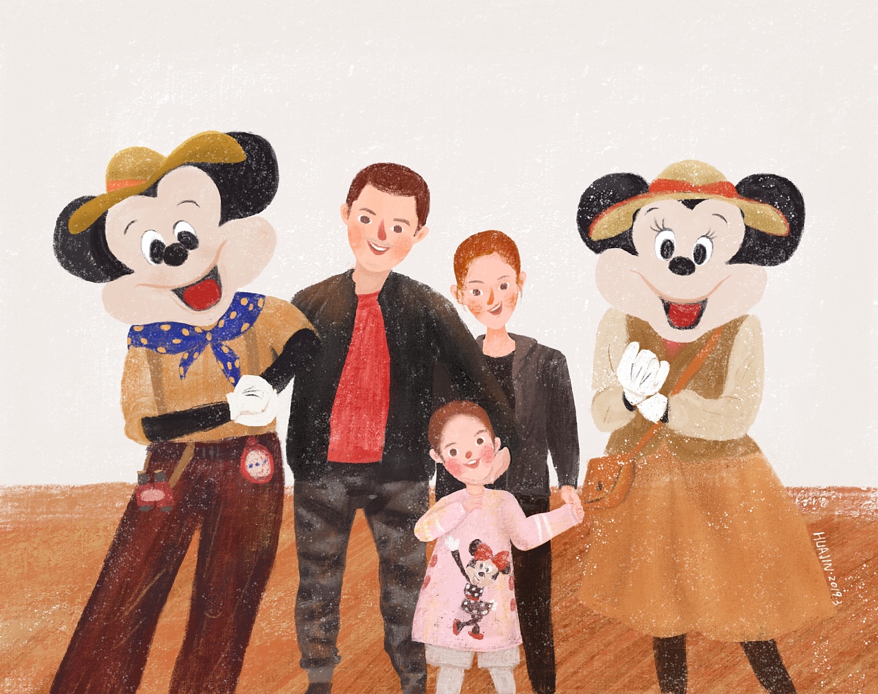 迪士尼全家福