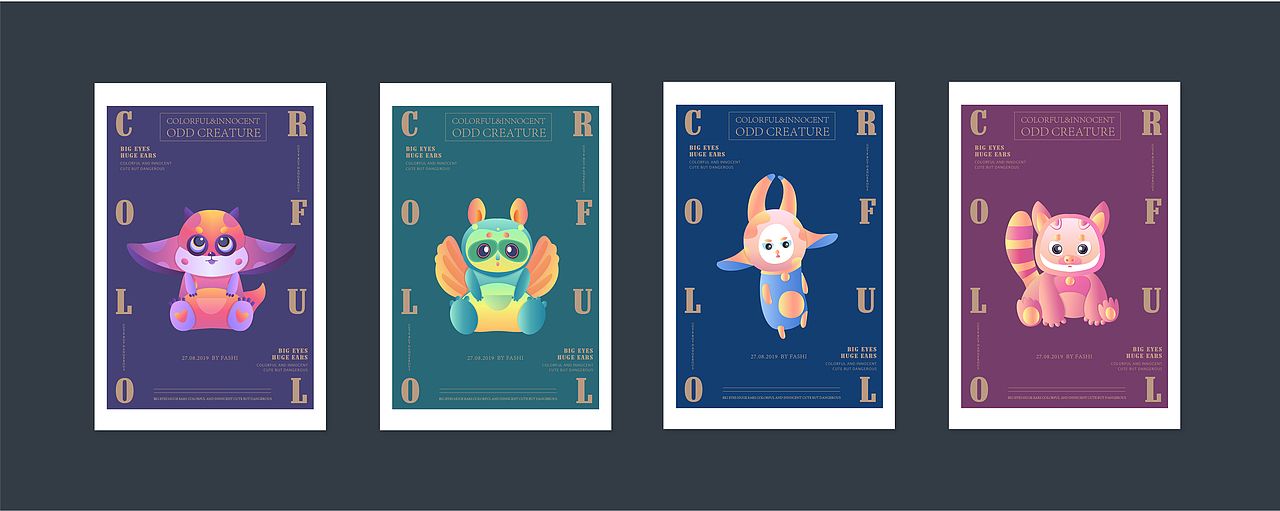 渐变萌宠形象设计（图ZMTczODcwMTI4） - 创作习作 - 站酷设计师叫我法师原创素材 - 站酷ZCOOL